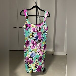 BCX Teal Sleeveless Mini Sundress